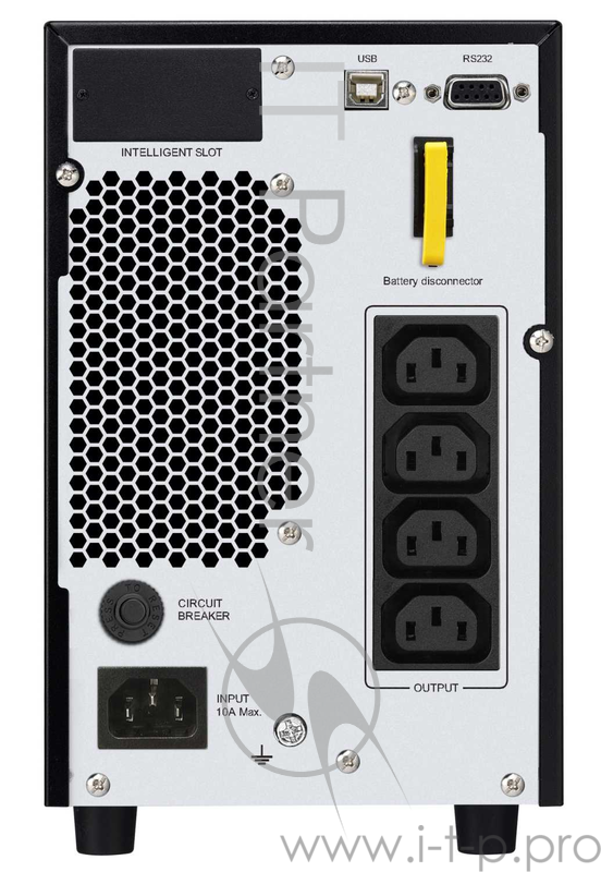 Источник бесперебойного питания APC Easy UPS, On-Line, 2000VA / 1600W, Tower, IEC, LCD, USB