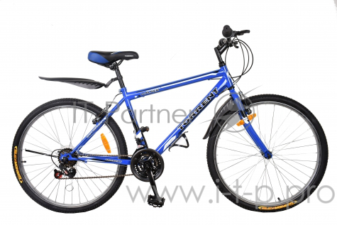 Велосипед Torrent Walker (рама сталь 17, внедорожный, 18 скоростей, колеса 26д.) (26 / 17 / Голубой)