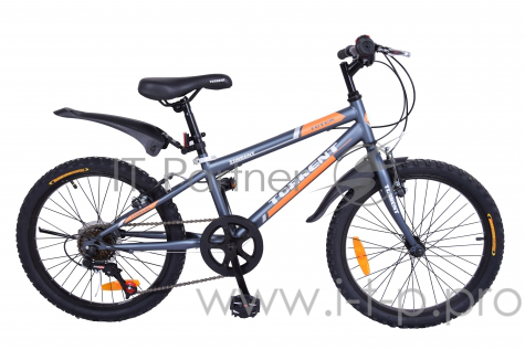 Велосипед Torrent Totem (рама сталь 10,5, подростковый, 7 скоростей, колеса 20д.) (20 / 10,5 / Матовый серый)