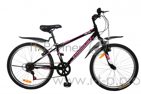 Велосипед Torrent Magic (рама сталь 13, горный, 7 скоростей, колеса 24д.) (24 / 13 / Черный)