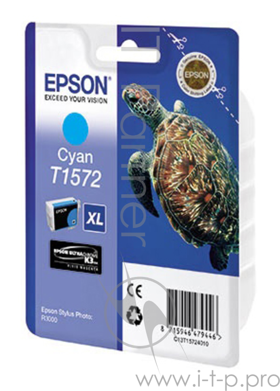 Расходные материалы EPSON C13T15724010 EPSON для Stylus Photo R3000 (Cyan) (cons ink)