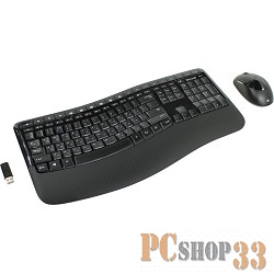 Комплект клавиатура + мышь Microsoft Wireless Comfort 5050 Desktop PP4-00017, беспров., черный (USB)