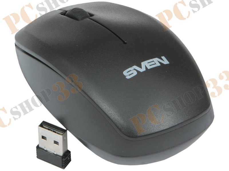 Комплект клавиатура + мышь Sven Comfort 3300 Wireless, беспров., черный (USB)