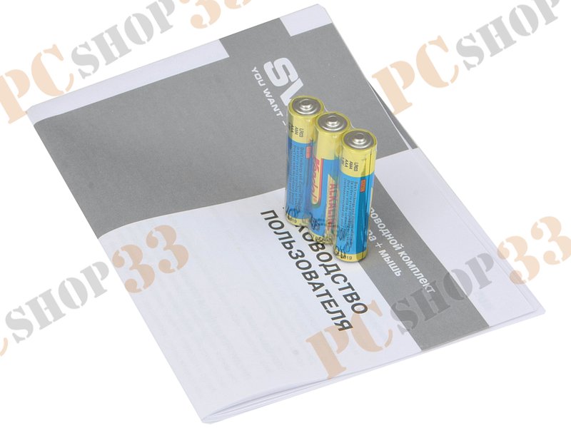 Комплект клавиатура + мышь Sven Comfort 3300 Wireless, беспров., черный (USB)