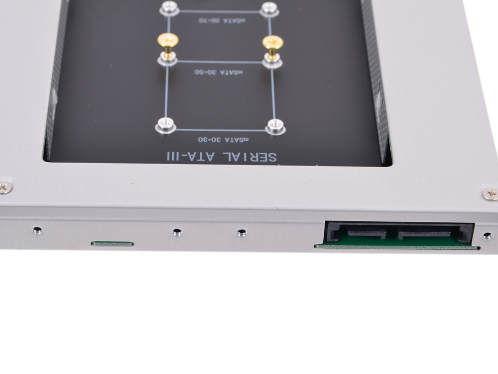 Переходник Espada MS12 Переходник dvd slim 12,7mm to HDD mSATA SSD to miniSATA