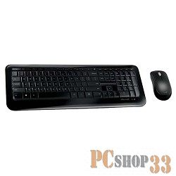 Комплект клавиатура + мышь Microsoft Wireless 850 Desktop PY9-00012, беспров., черный (USB)