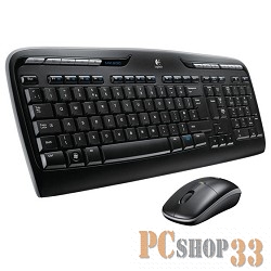 Комплект клавиатура + мышь Logitech MK330 Wireless Combo 920-003995, беспров., черный (USB)