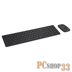 Комплект клавиатура + мышь Microsoft Designer Bluetooth Desktop 7N9-00018, беспров., черный (Bluetooth)