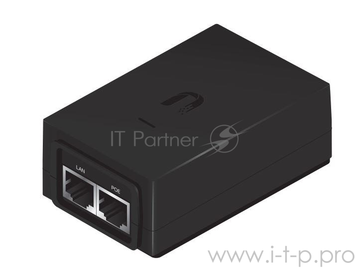 Сетевое оборудование UBIQUITI POE-48-24W-G(EU) Блок питания с PoE, 220 VAC - 48VDC 0.5A