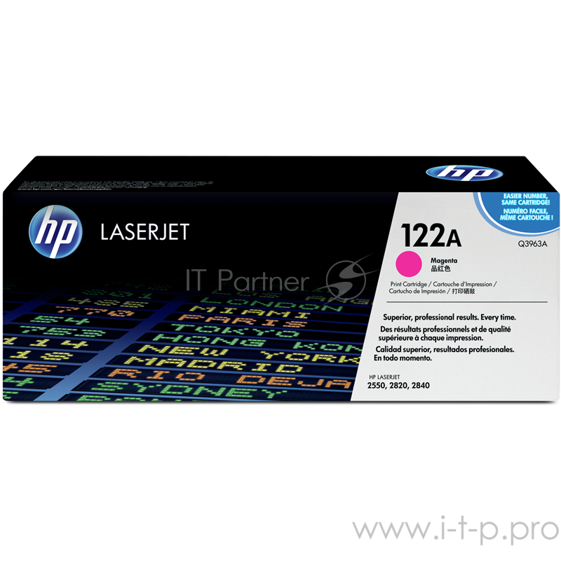 Расходные материалы HP Q3963A Картридж ,Magenta{Color LaserJet 2550, Magenta, (4000 стр.)}