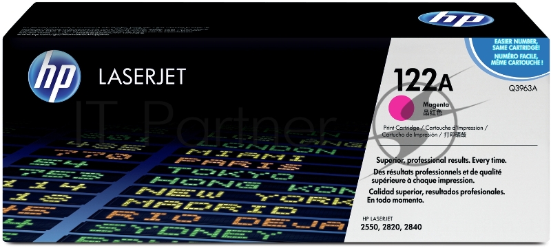 Расходные материалы HP Q3963A Картридж ,Magenta{Color LaserJet 2550, Magenta, (4000 стр.)}