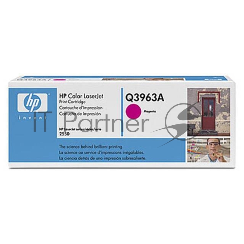 Расходные материалы HP Q3963A Картридж ,Magenta{Color LaserJet 2550, Magenta, (4000 стр.)}