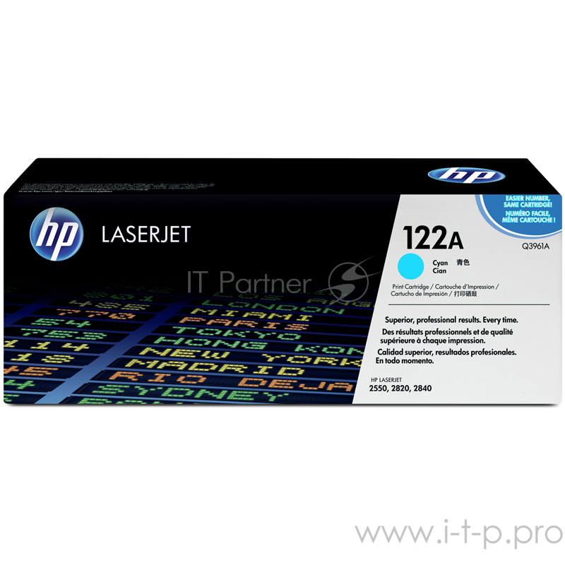 Расходные материалы HP Q3961A Картридж ,Cyan{Color LaserJet 2550, Cyan, (4000 стр.)}