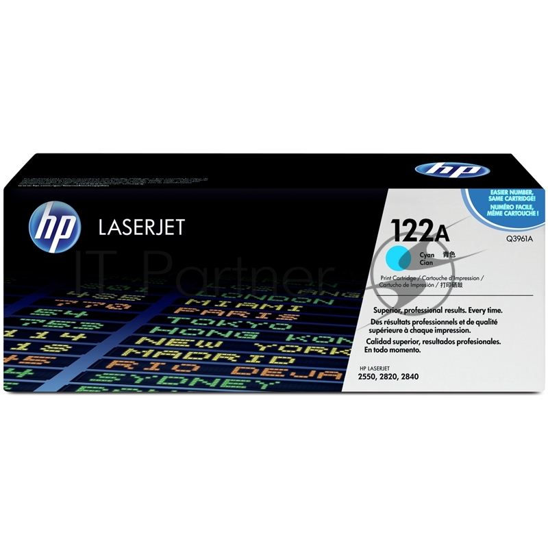 Расходные материалы HP Q3961A Картридж ,Cyan{Color LaserJet 2550, Cyan, (4000 стр.)}