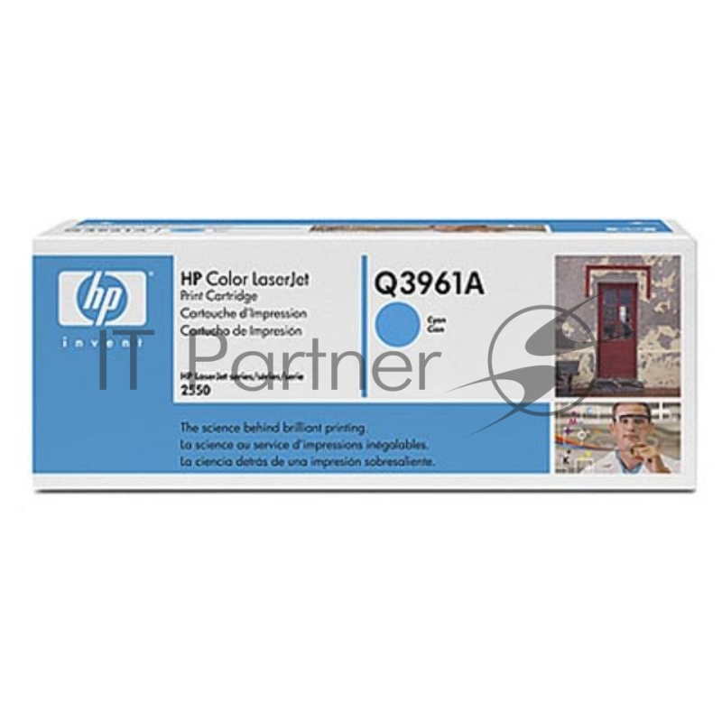 Расходные материалы HP Q3961A Картридж ,Cyan{Color LaserJet 2550, Cyan, (4000 стр.)}