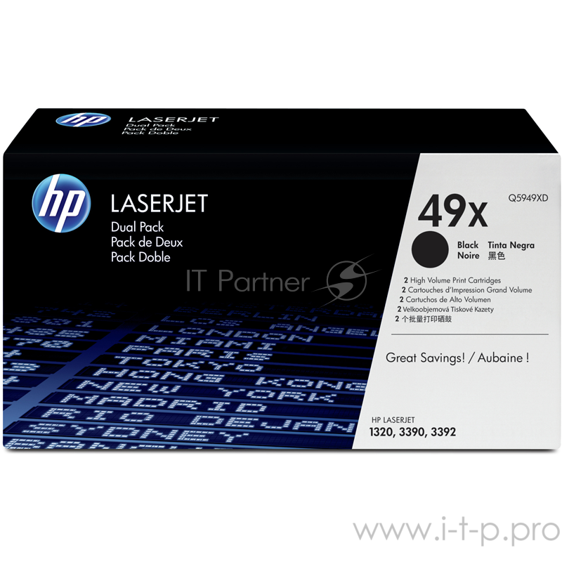 Расходные материалы HP Q5949XD Картридж ,Black{LaserJet 1320/3390/3392, Black, (6000 стр.)}