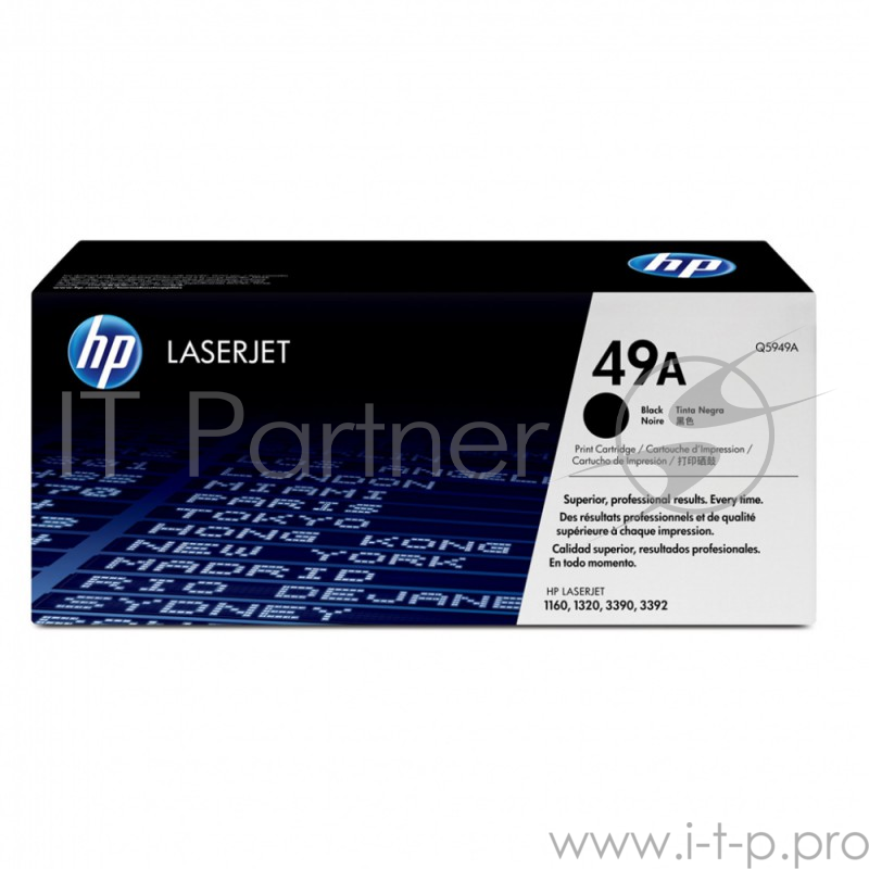 Расходные материалы HP Q5949A Картридж ,Black{LaserJet 1160/1320, Black, (2500стр)}