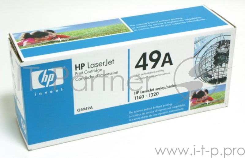 Расходные материалы HP Q5949A Картридж ,Black{LaserJet 1160/1320, Black, (2500стр)}