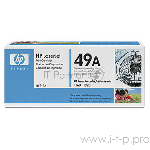 Расходные материалы HP Q5949A Картридж ,Black{LaserJet 1160/1320, Black, (2500стр)}