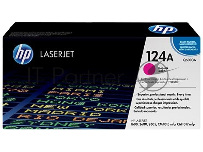 Расходные материалы HP Q6003A Картридж ,Magenta{Color LaserJet 2600, Magenta, (2000стр.)}