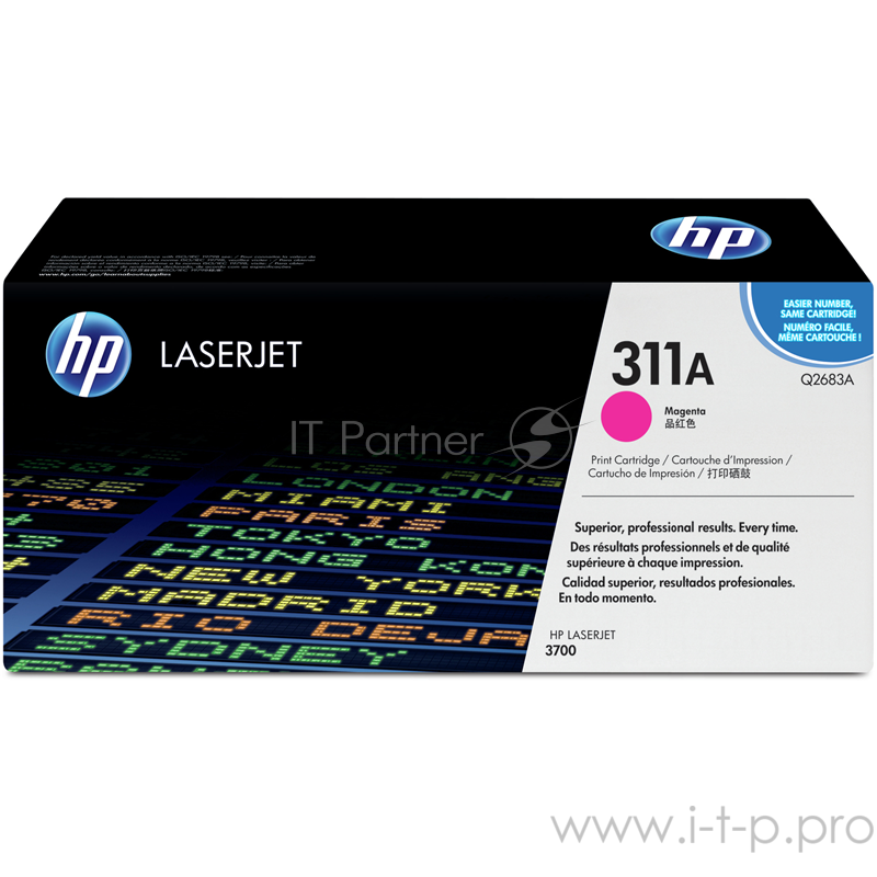 Расходные материалы HP Q2683A Картридж ,Magenta{Color LaserJet 3700, Magenta, (6000стр.)}