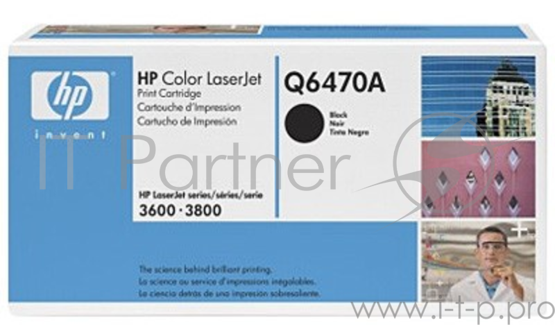 Расходные материалы HP Q6470A Картридж , Black{Color LaserJet 3600/3800, Black, (6000стр.)}