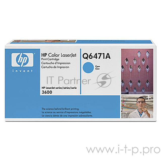 Расходные материалы HP Q6471A Картридж ,Cyan{Color LaserJet 3600, Cyan, (4000стр.)}