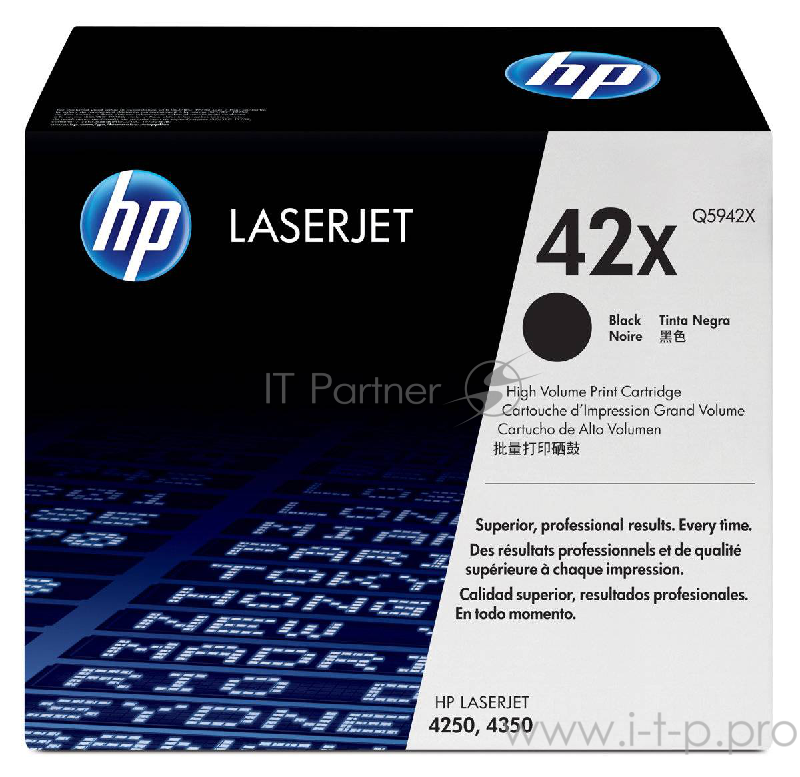 Расходные материалы HP Q5942X Картридж ,Black{LaserJet 4250/4350, Black, (20 000 стр.)}