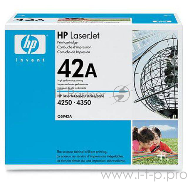 Расходные материалы HP Q5942A Картридж ,Black{LJ 4250/4350, Black, (10 000 стр.)}