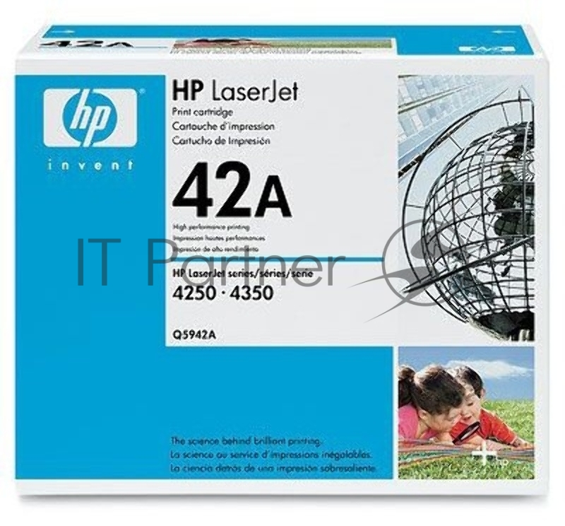 Расходные материалы HP Q5942A Картридж ,Black{LJ 4250/4350, Black, (10 000 стр.)}