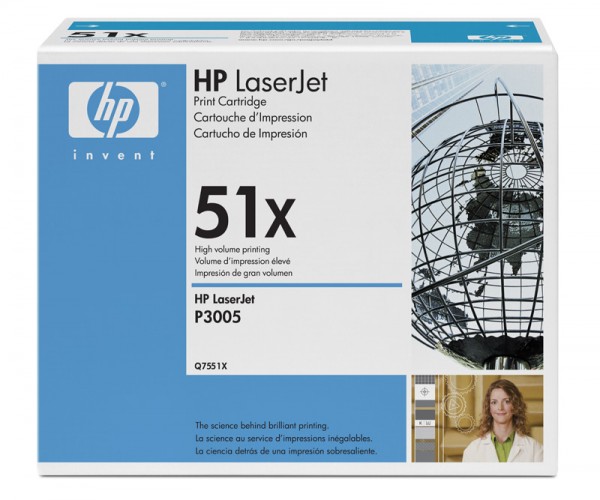 Расходные материалы HP Q7551X Картридж ,Black{LaserJet P3005/M3027mfp/M3035mfp, Black, (13 000 стр.)}