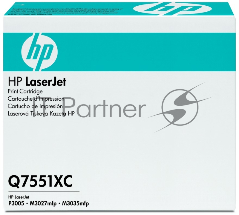 Тонер-картридж HP LaserJet Q7551X Contract Black Print Cartridge