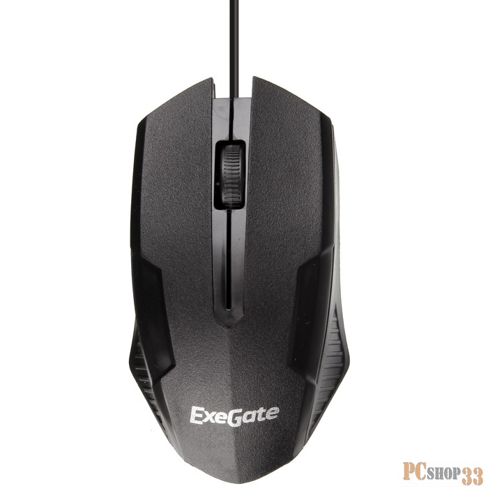 Мыши Exegate EX264097RUS Мышь Exegate SH-9025L black, optical, 3btn/scroll, 1000dpi, USB, шнур 2м, Color box
