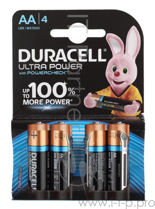 Батарейка DURACELL LR6-4BL TURBO MAX AA / TURBO (MX1500) (4 шт.)