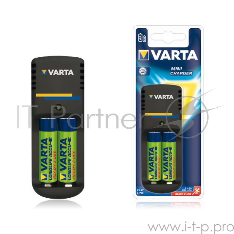 Зарядное устройство VARTA Mini Charger + 2х800 mAh