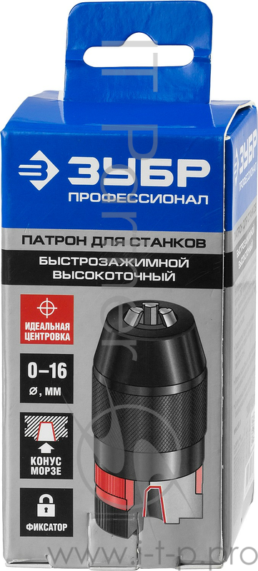 Патрон для станков Зубр Профессионал 29088-16_z01 16мм, посадка на конус Морзе, высокоточный