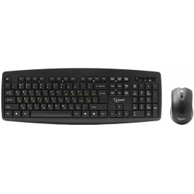 Комплект клавиатура + мышь Gembird KBS-8000, беспров., черный (USB)