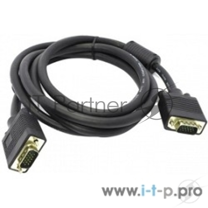 Кабель Exegate EX138949RUS Кабель монитор - SVGA card (15M -15M) 3м 2 фильтра Exegate позолоченные контакты, экранирование