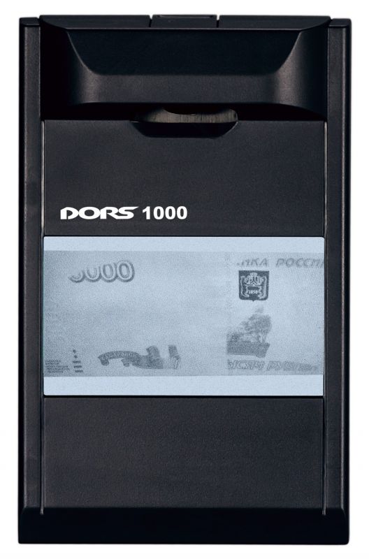 Детектор валют DORS 1000 M3 Black 102-019640{Просмотровые ИК детекторы, ЖК-монитор с диагональю 10,92 см (4,3 дюйма)}