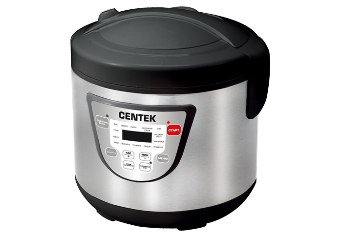 Мультиварка Centek CT-1496 черный/сталь