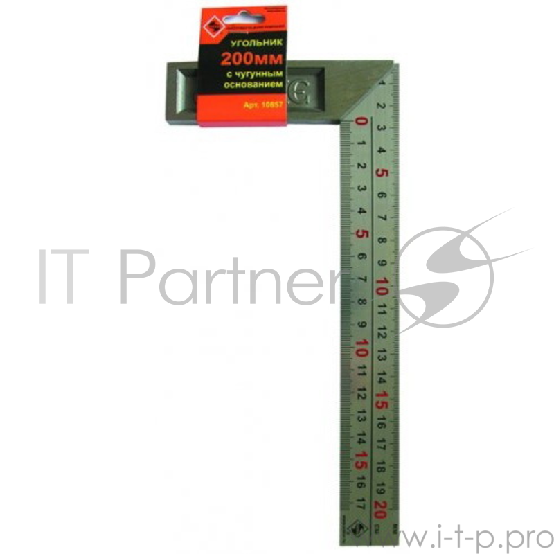 Угольник ЭНКОР 10857 200мм чугунное основание