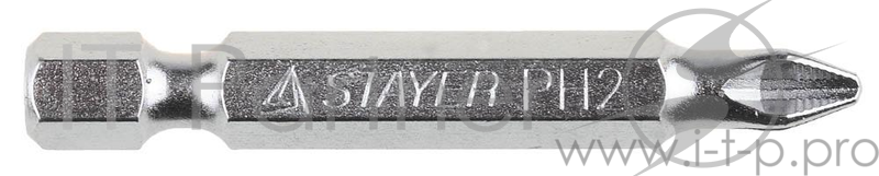 Биты STAYER 26209-2-50-10 хвостовик E 1/4. система NSS. PH №2. 50мм. 10шт