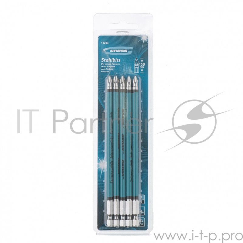 Набор бит GROSS 11203 ph2 х150 сталь s2 5шт