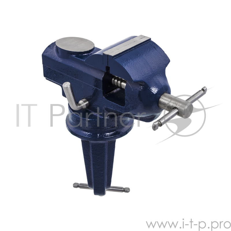 Тиски КОБАЛЬТ 246-029 слесарные настольные ширина губок 50мм захват 60мм 2.2кг наковальня коробка