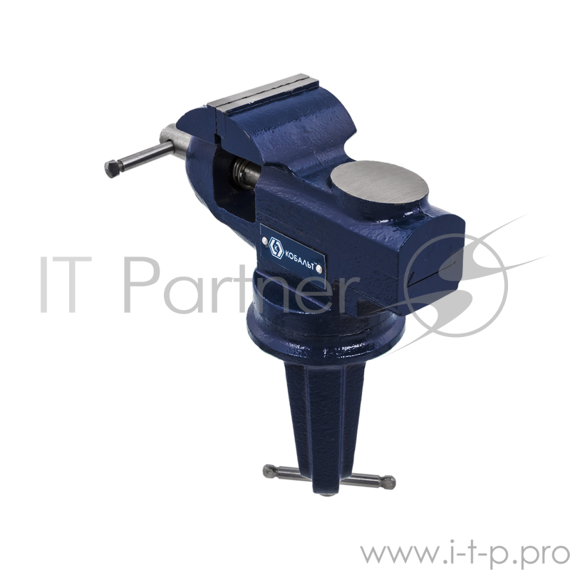 Тиски КОБАЛЬТ 246-029 слесарные настольные ширина губок 50мм захват 60мм 2.2кг наковальня коробка