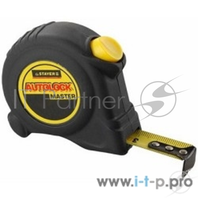 Рулетки, мерные ленты Рулетка STAYER AUTOLOCK, обрезиненный корпус, 3мх16мм (2-34126-03-16)