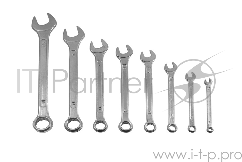 Набор комбинированных ключей KROFT 210108 (6 - 19 мм) 8 шт.