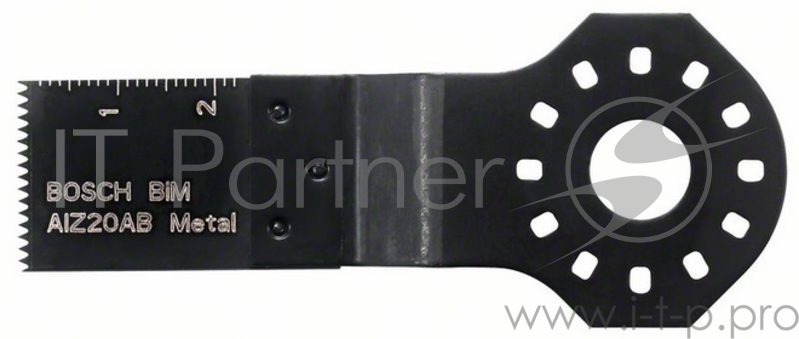 Полотно пильное для МФИ BOSCH AIZ20AB (2.608.661.640) погружное, BiM, 20x20мм, металл/дерево