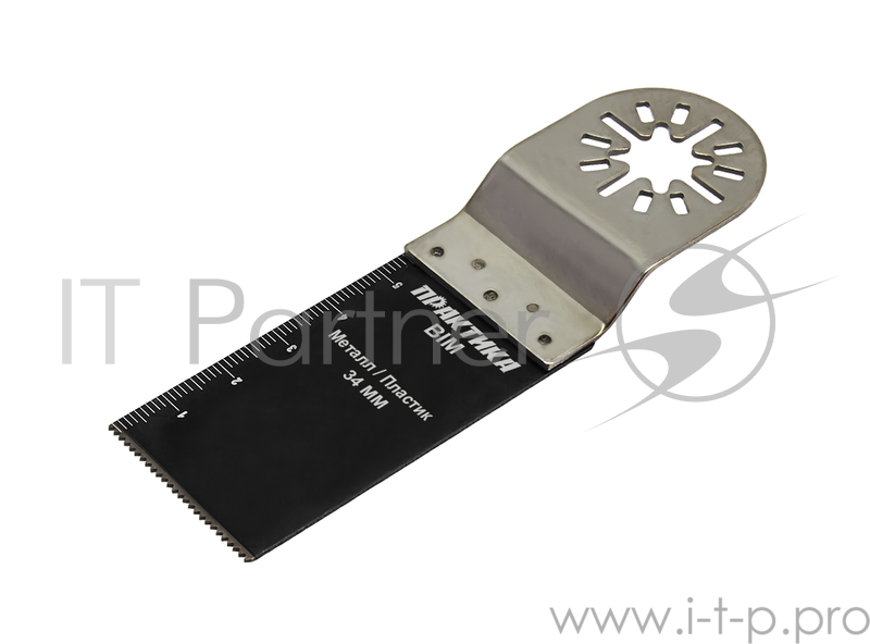 Насадка ПРАКТИКА 240-201 режущая прямая bim по металу и дереву 34мм мелкий зуб удлинённая