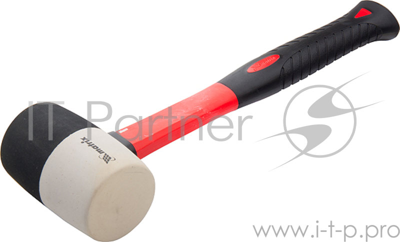 Киянка MATRIX 11170 резиновая 225г чернобелая резина фибергласовая рукоятка